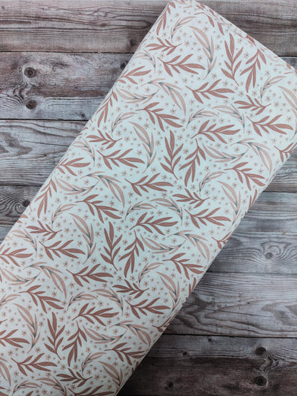 Freehand Leaves Cotton 1.42m
