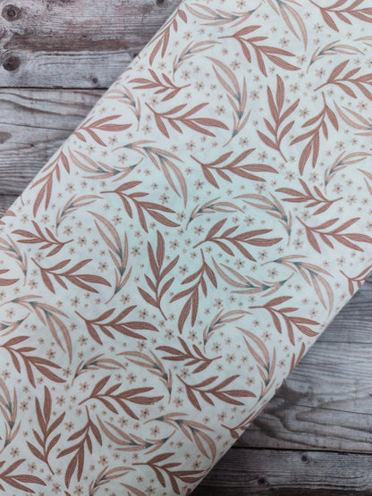 Freehand Leaves Cotton 1.42m