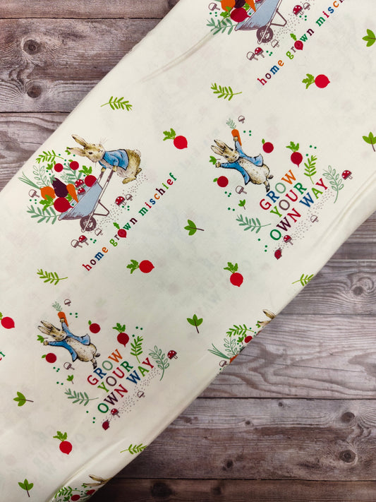 Peter Rabbit Grow Your Own Way Cotton 56cm