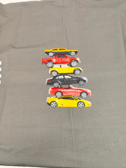 Car Crash Cotton Jersey Set of 3 Panels