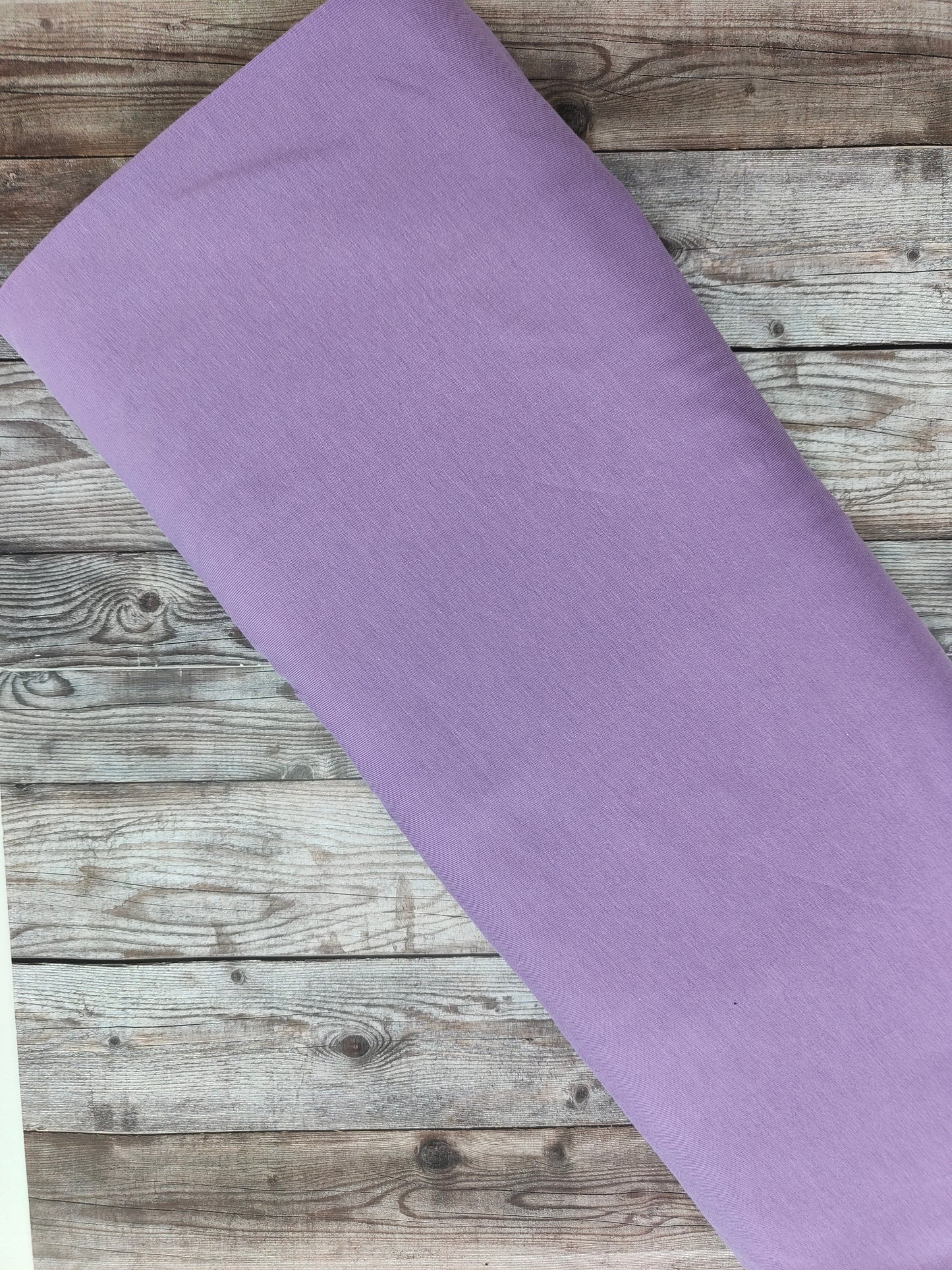 Plain Lavender Purple Cotton Jersey 97cm