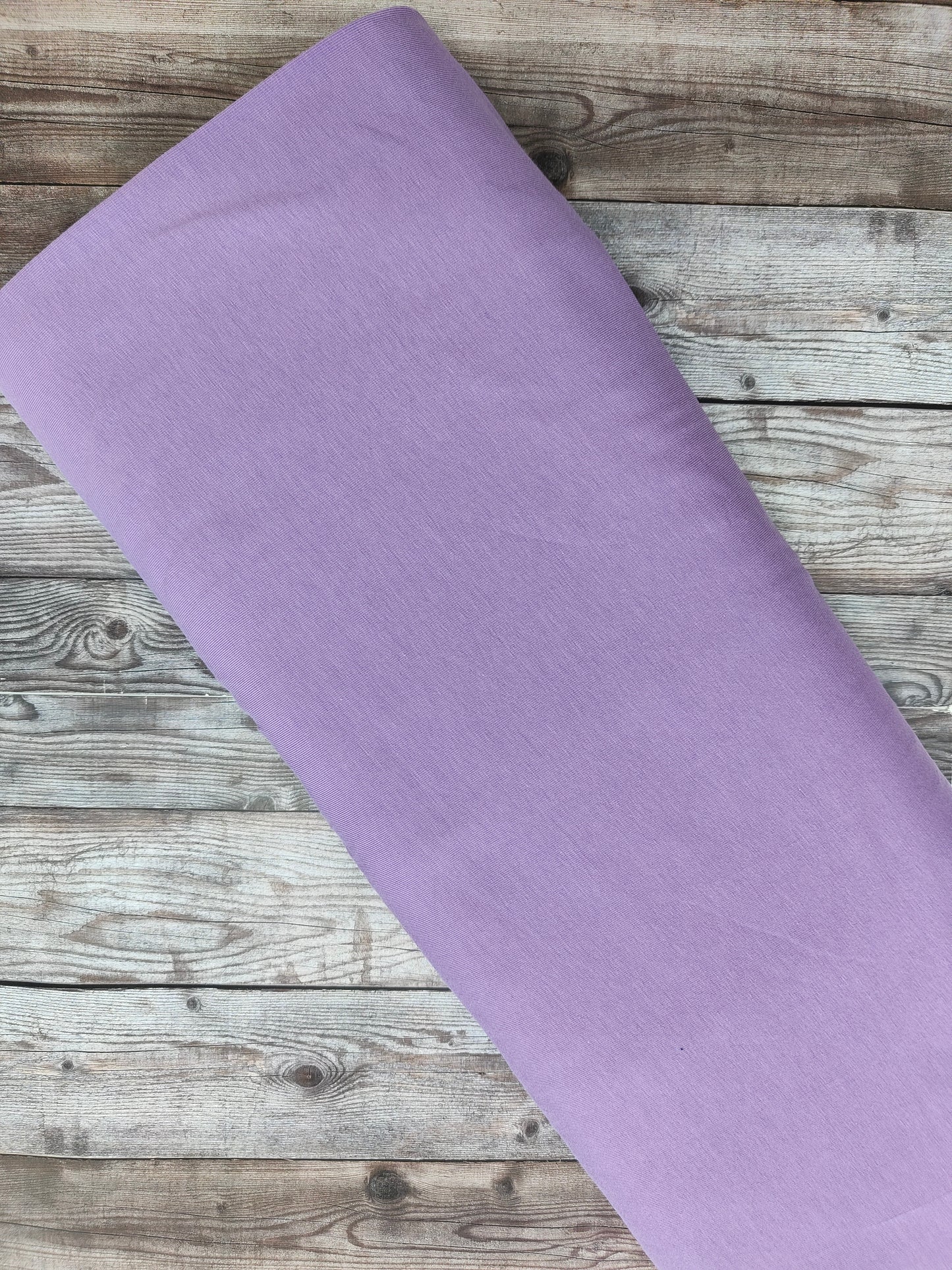 Plain Lavender Purple Cotton Jersey 97cm
