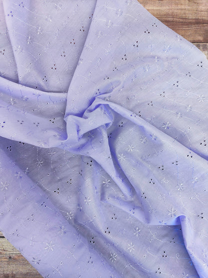 Lilac Embroidered Anglaise 84cm