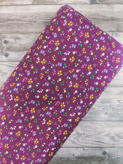 Dainty Flowers Cotton Jersey 1.25m